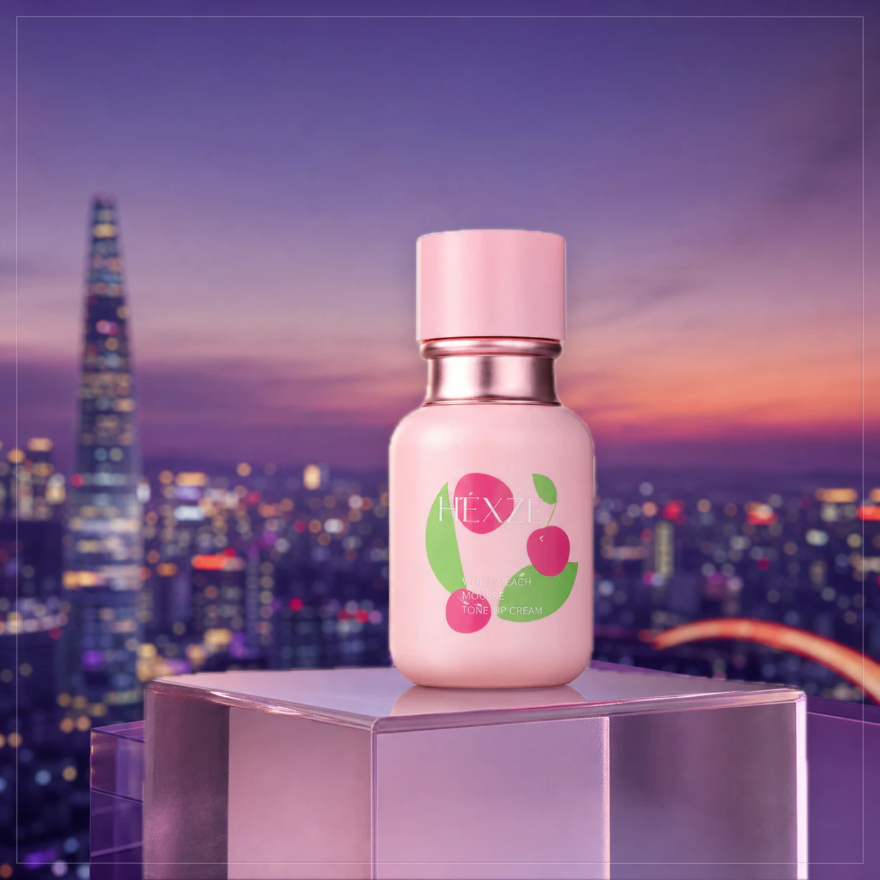 White Peach Mousse Tone-Up Cream